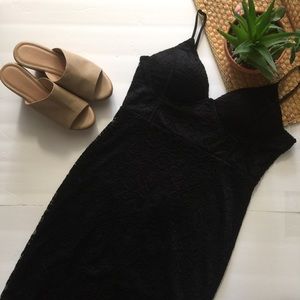 Lulus black lace dress